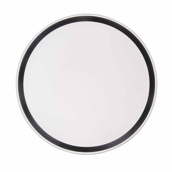 Plafonnier LED dimmable Lorens 106W Ø78 cm blanc et noir, grand plafonnier 2